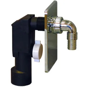 Obrazek Syfon pralkowy podtynkowy ABS chromowany fi 40/50