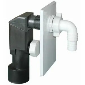 Obrazek Syfon pralkowy podtynkowy pp biały fi 40/50