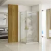 Obrazek Kabina prysznicowa Hugo Rea K6609 90x90x200,5 gold brush