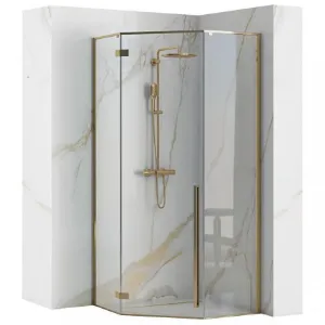 Obrazek Kabina prysznicowa Diamond Rea K6616 100x100x195 gold