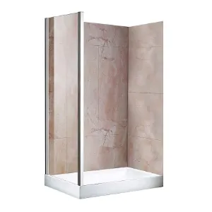 Obrazek Ścianka stała Sigma 80x195 czyste-chrom