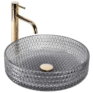 Obrazek Umywalka nablatowa Cristal 39 Grey Rea-U8880