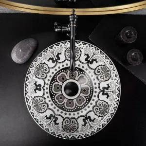 Obrazek Umywalka nablatowa Etno Rea-U7500