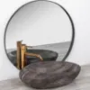 Obrazek Umywalka nablatowa Roxy Stone Dark Grey