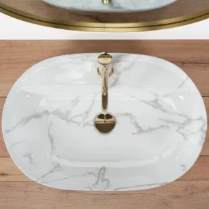 Obrazek Umywalka nablatowa Aura Shiny 61