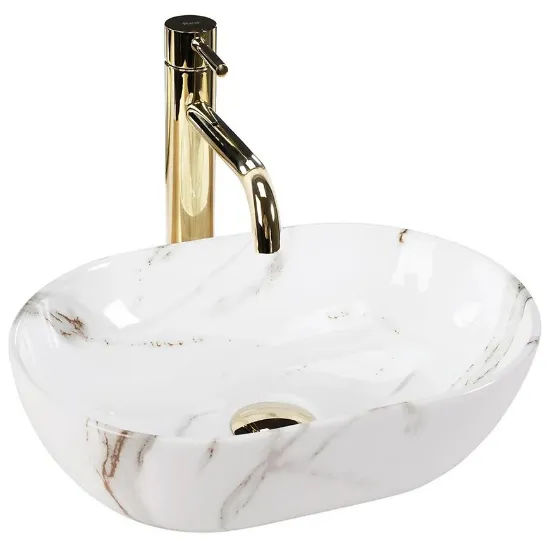 Obrazek Umywalka nablatowa Amelia Mini Aiax Shiny Rea-U9107