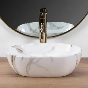 Obrazek Umywalka nablatowa Amelia Mini Aiax Shiny Rea-U9107