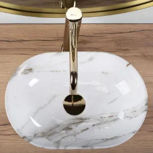 Obrazek Umywalka nablatowa Amelia Mini Aiax Shiny Rea-U9107