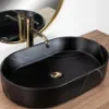 Obrazek Umywalka nablatowa Nadia 60 Black Stone Matt Rea-U8565