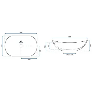 Obrazek Umywalka nablatowa Royal Black Matt