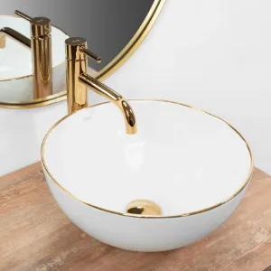 Obrazek Umywalka nablatowa Stella Gold Edge