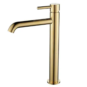 Obrazek Bateria umywalkowa wysoka Ilma złota