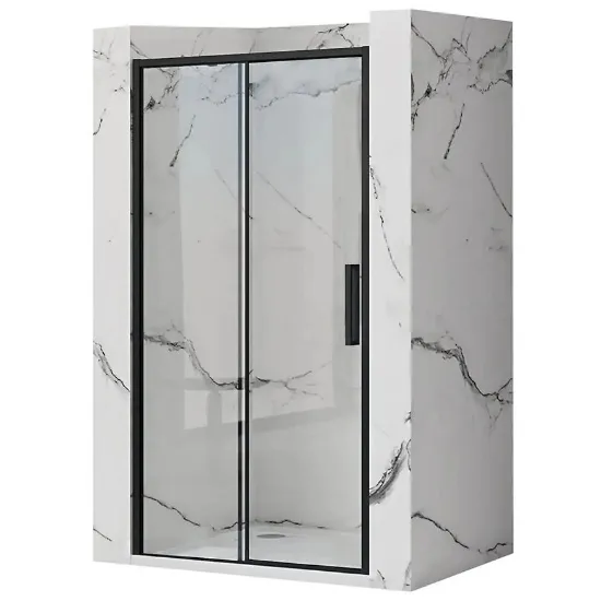 Obrazek Drzwi prysznicowe Rapid Slide 100x195 black Rea K6400