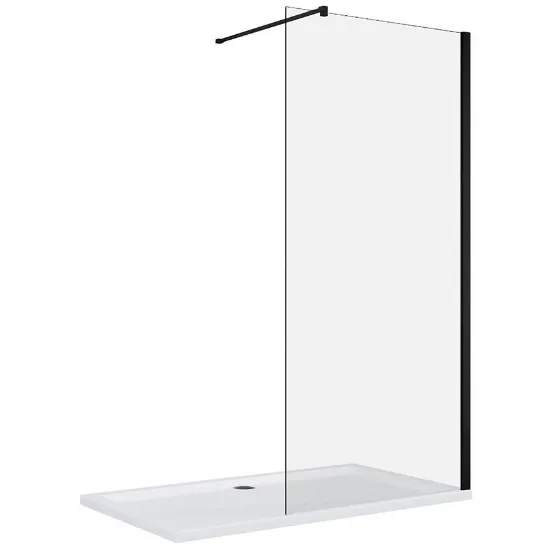 Obrazek Ścianka Walk-In Fiord 90x195 black