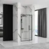 Obrazek Drzwi prysznicowe Rapid Swing 80x195 black Rea K6408