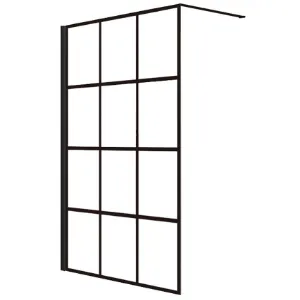 Obrazek Ścianka Walk-In Metro 90x195 black
