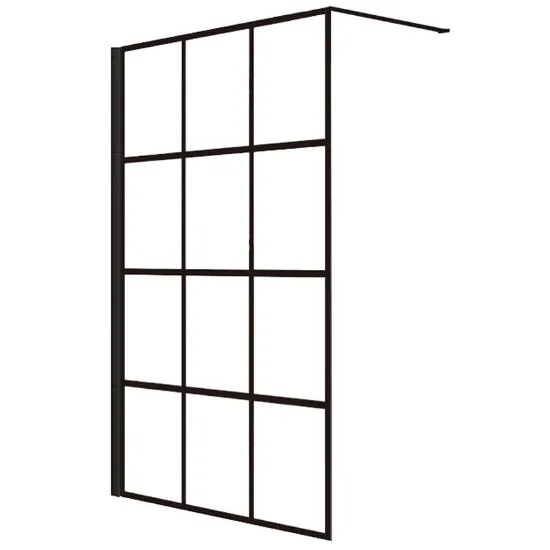 Obrazek Ścianka Walk-In Metro 90x195 black