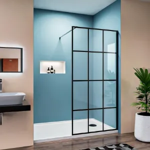 Obrazek Ścianka Walk-In Metro 90x195 black