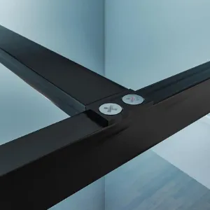 Obrazek Ścianka Walk-In Metro 90x195 black