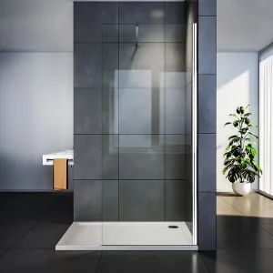 Obrazek Ścianka Walk-In Soft 80x195 chrom