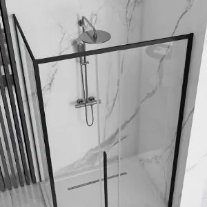 Obrazek Kabina prysznicowa Solar Rea K6412 90x90x195 black