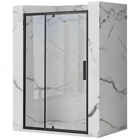 Obrazek Drzwi prysznicowe Rapid Swing 120x195 black Rea K6413