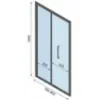 Obrazek Drzwi prysznicowe Rapid Fold 80x195 black Rea K6418