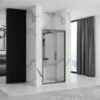Obrazek Drzwi prysznicowe Rapid Fold 100x195 black Rea K6418