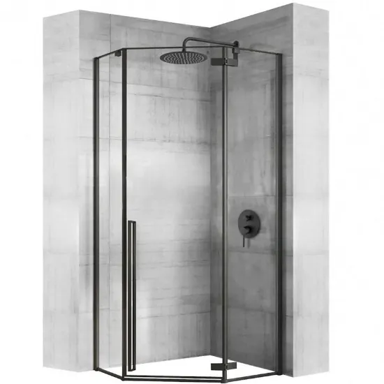 Obrazek Kabina prysznicowa Diamond Rea K5623 100x100x195 black