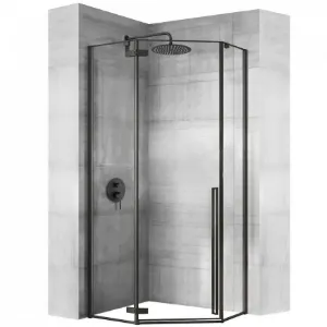 Obrazek Kabina prysznicowa Diamond Rea K5623 100x100x195 black