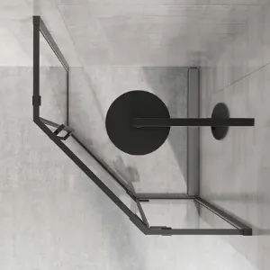 Obrazek Kabina prysznicowa Diamond Rea K5623 100x100x195 black