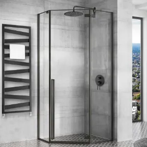 Obrazek Kabina prysznicowa Diamond Rea K5623 100x100x195 black