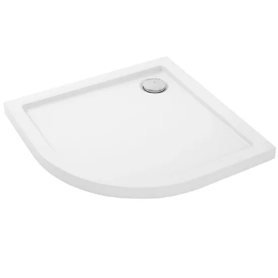 Obrazek Brodzik półokrągły Look Rea K7906 white 80x100 prawy