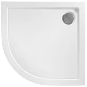 Obrazek Brodzik półokrągły Look Rea K7909 white 80x100 lewy