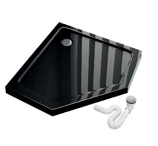 Obrazek BRODZIK PIECIOKĄTNY DIAMOND BLACK 90X90X5 K8543