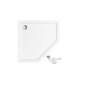 Obrazek BRODZIK PIĘCIOKĄTNY DIAMOND WHITE 80X80X5 K8544