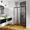Obrazek Drzwi prysznicowe Alex 90x190 black Rea K9638