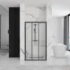 Obrazek Drzwi prysznicowe Alex 90x190 black Rea K9638