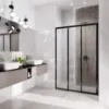 Obrazek Drzwi prysznicowe Alex 90x190 black Rea K9638