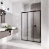 Obrazek Drzwi prysznicowe Alex 100x190 black Rea K9639