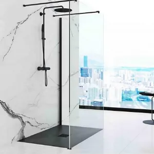 Obrazek Brodzik prostokątny Rock Rea K4580 black 90x120