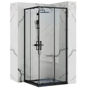 Obrazek Kabina prysznicowa Punto Rea K4800 80x80x190 black