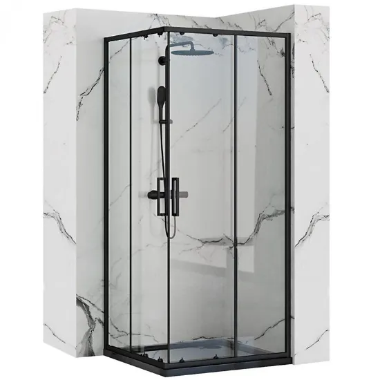 Obrazek Kabina prysznicowa Punto Rea K4801 90x90x190 black