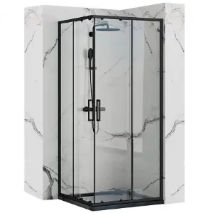 Obrazek Kabina prysznicowa Punto Rea K4806 100x80x190 black