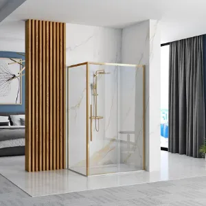 Obrazek Kabina prysznicowa Solar Rea K4900 90x90x195 gold