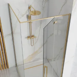 Obrazek Kabina prysznicowa Fargo Rea K4903 90x90x195 gold