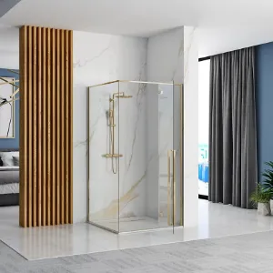 Obrazek Kabina prysznicowa Fargo Rea K4907 100x80x195 gold