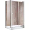 Obrazek Kabina prysznicowa Vega-Sigma 100x70 czyste chrom