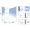 Obrazek Kabina prysznicowa Fargo Rea K3214 120x90x195 black