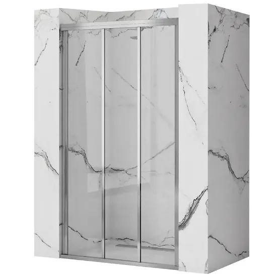 Obrazek Drzwi prysznicowe Alex 80x190 chrom Rea K0287